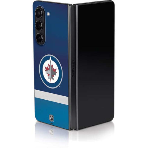 NHL Winnipeg Jets Alternate Jersey Galaxy Z Fold5 5G Skin